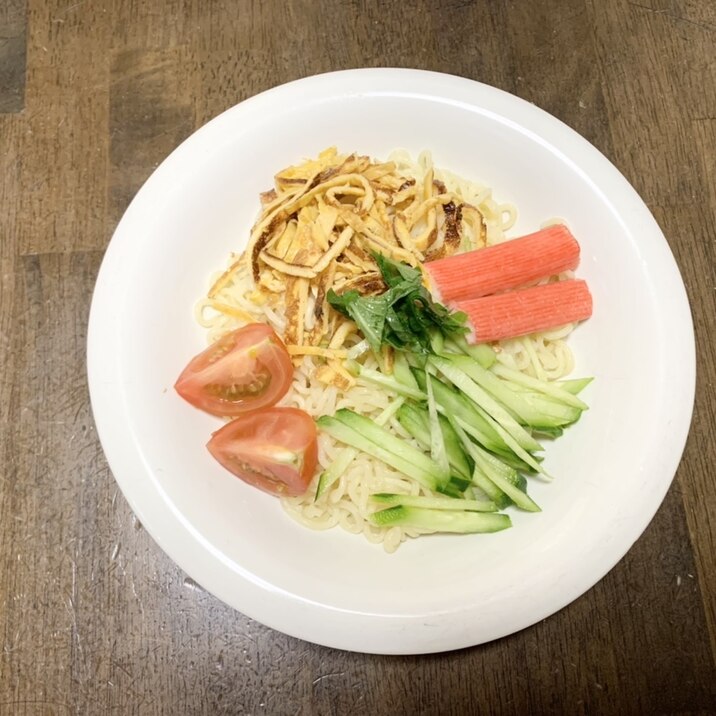 暑い日　冷やしラーメン